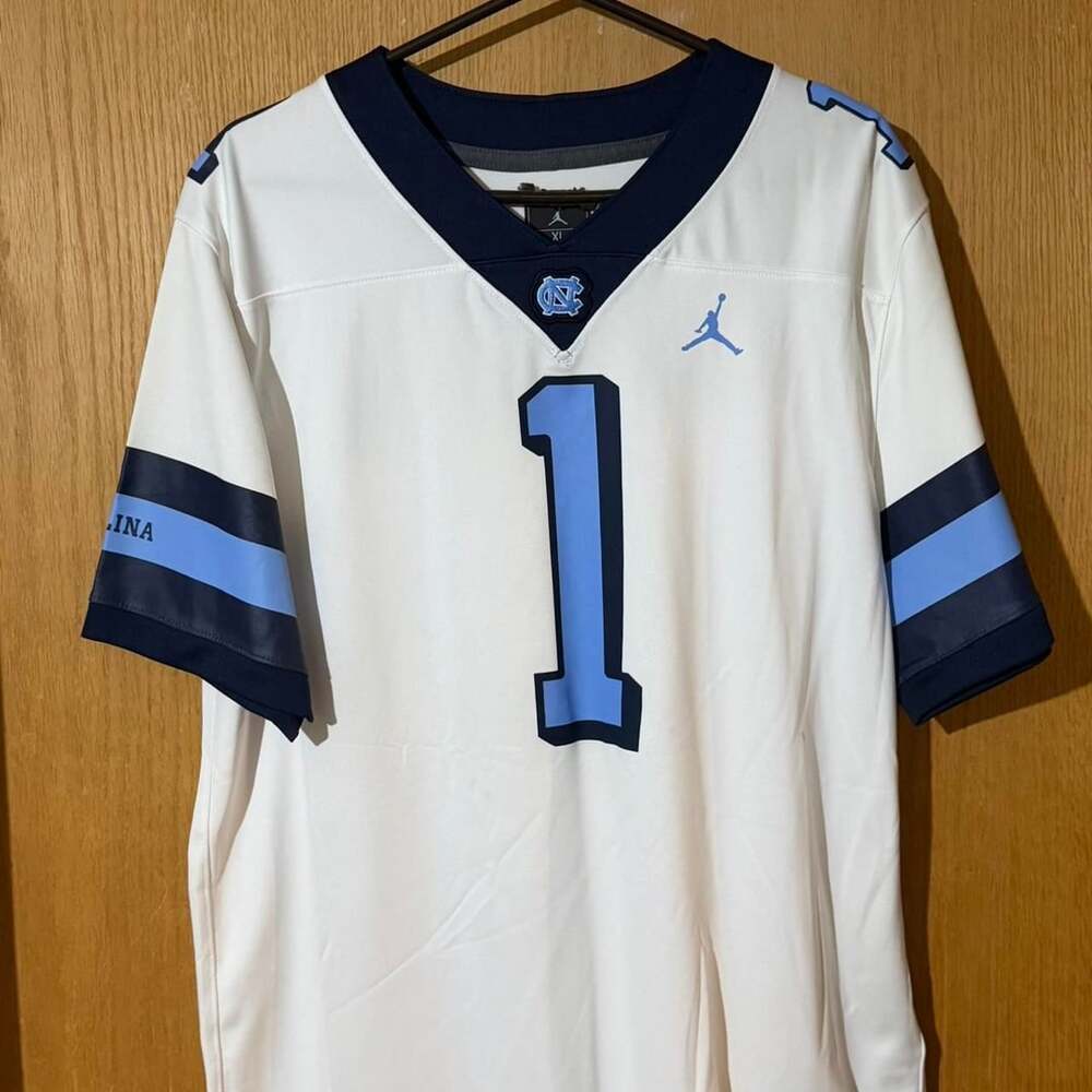Jordan UNC Tar Heels Dri-Fit Football Jersey Number 1 Size XL